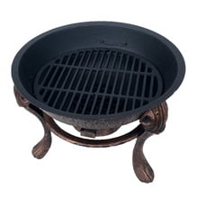 Vesuvius Fire Pit BBQ with Lid